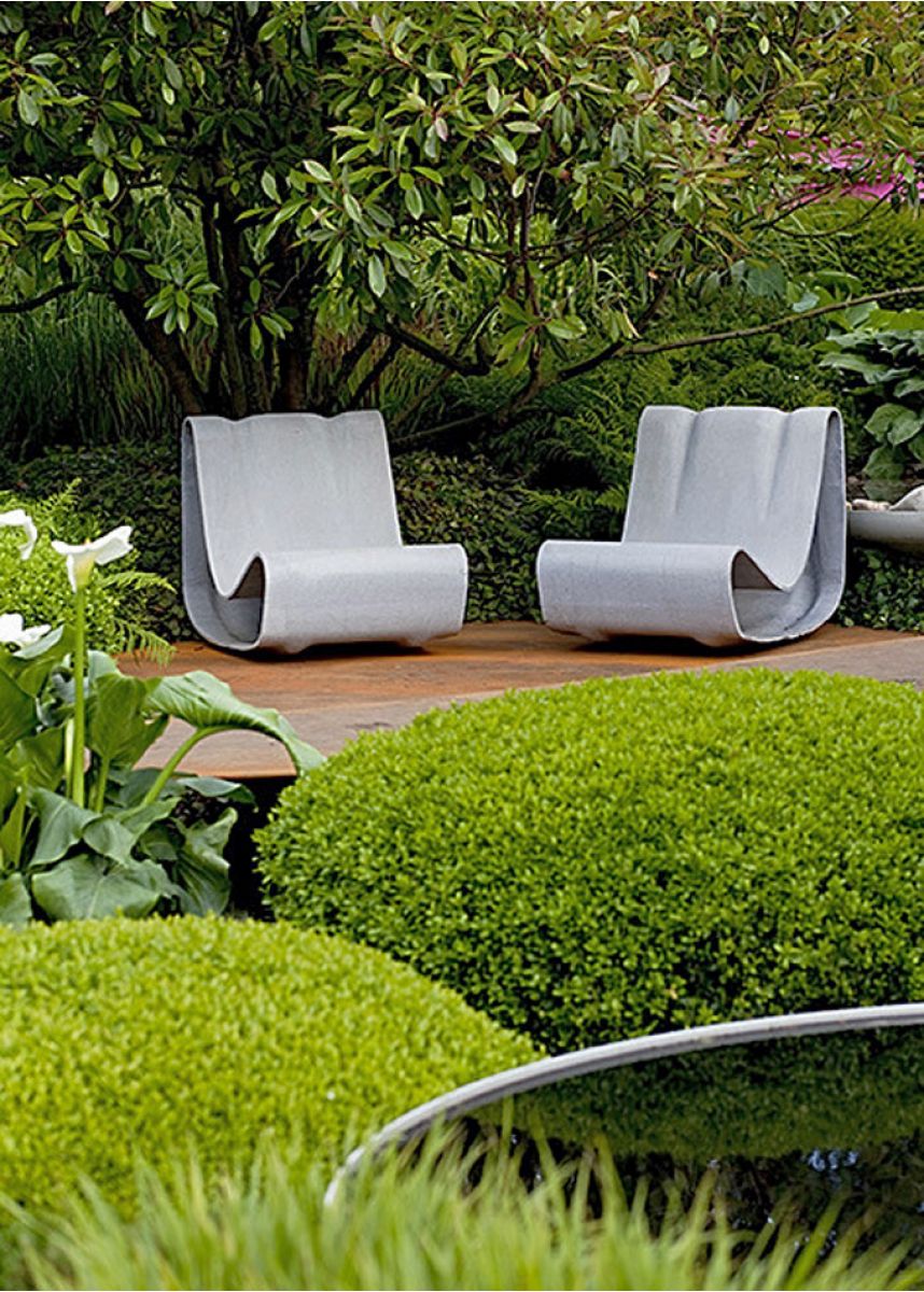 Willy Guhl Loop Chair & Table - Designer Garden Furniture